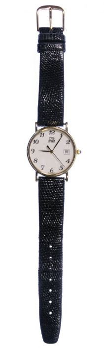 Lester Lampert 14k Gold Case Wrist Watch
