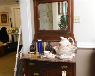 Victorian Marble top Washstand