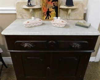 Victorian Marble top Wash Stand