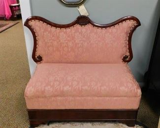 Beautiful Ladies Bustle Bench, Great at the end of a bed