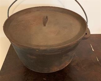 vintage cast iron pot