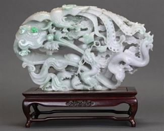 Chinese jadeite carving