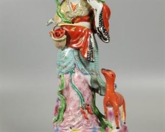 Chinese porcelain immortal, possibly Republican period