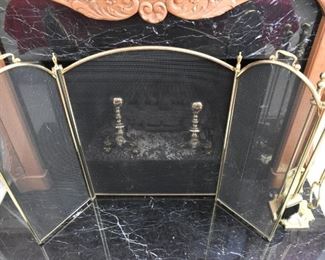 Fireplace screen
