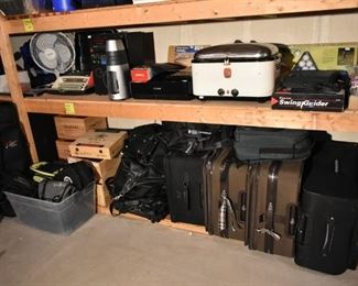 Luggage, electronics