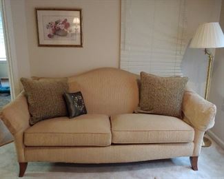 Tan sofa