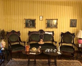 Eastlake Victorian style home furnishings  