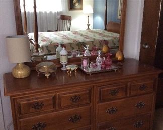 Nice dresser with mirror, smaller in size