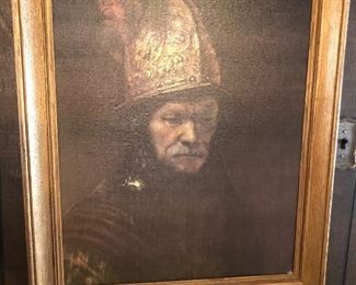 Copy of Man in Golden Helmet by Rembrandt 