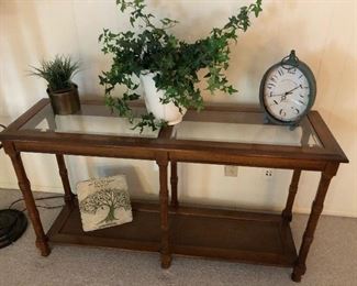 sofa table $135.