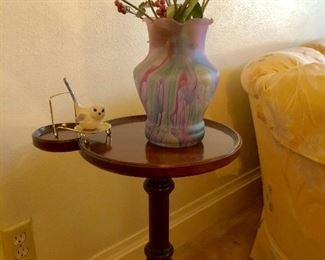 lots of small charming chair side tables