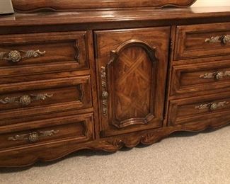 detail on Drexel dresser