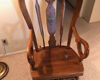 Ethan Allen painted rocker $ 275.