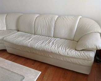 $125  White sectional