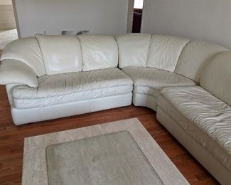 $125  White sectional