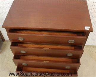 SOLID Mahogany “Biggs Furniture” Sheraton Style Chest

Auction Estimate $300-$600 – Located Inside 