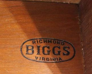  SOLID Mahogany “Biggs Furniture” Sheraton Style Chest

Auction Estimate $300-$600 – Located Inside 