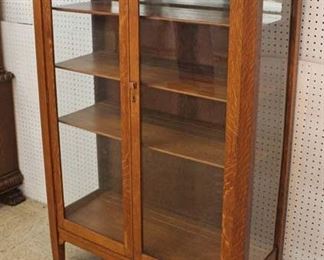  BEAUTIFUL Quartersawn Oak Mission Style 2 Door China Cabinet with Key

Auction Estimate $300-$600 – Located Inside 