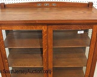  BEAUTIFUL Quartersawn Oak Mission Style 2 Door China Cabinet with Key

Auction Estimate $300-$600 – Located Inside 