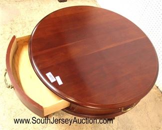  SOLID Cherry “Pennsylvania House Furniture” Ball and Claw Chippendale Style Drum Table

Auction Estimate $100-$300 – Located Inside 