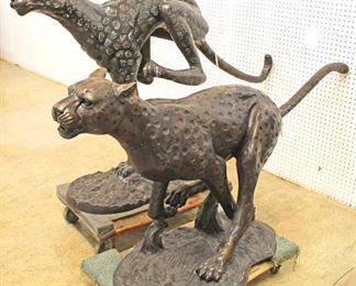  Life Size Bronze Running Cheetah and Leopard – Very Cool

Auction Estimate $1000-$2000 each – Located Inside 