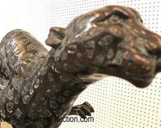  Life Size Bronze Running Cheetah and Leopard – Very Cool

Auction Estimate $1000-$2000 each – Located Inside 