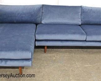  NEW Blue Velour Modern Design Sofa Chaise

Auction Estimate $400-$800 – Located Inside 