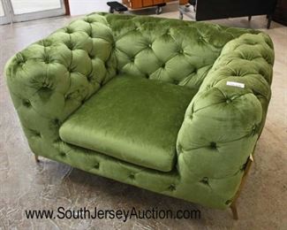  NEW Green Button Tufted Modern Design Decorator Club Chair

Auction Estimate $200-$400 – Located Inside 