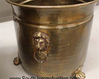  QUALITY Heavy Copper Tri Footed Planters with Paw Feet and Lion Head Pulls

Auction Estimate $100-$300 – Located Inside 