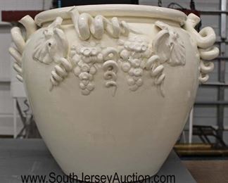  Large Ceramic Planter with Grape Vine Decoration

Auction Estimate $20-$80 – Located Glassware 
