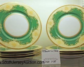  Set of 9 “Bavaria” 19th Century Cake Plates

Auction Estimate $70-$100 – Located Glassware 