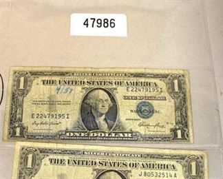  Selection of Foreign and US Paper Money

Auction Estimate $5-$20 – Located Glassware 