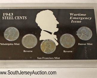  1943 Steel War Cents

Auction Estimate $5-$20 – Located Glassware 