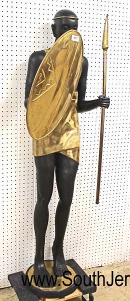  Almost Life Size SOLID Bronze African Warrior Statue

Auction Estimate $500-$1000 – Located Inside 