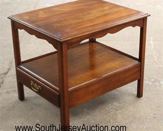  SOLID Cherry “Statton Furniture” One Drawer 2 Tier Lamp Table

Auction Estimate $50-$100 – Located Inside 