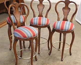  Set of 4 Mahogany Frame French Style Swivel Bar Stools with Upholstered Seats

Auction Estimate $200-$400 – Located Inside 
