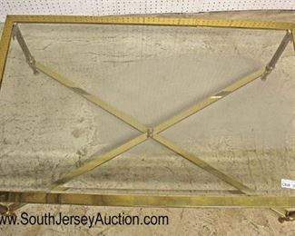  QUALITY Modern Design Glass and Brass Decorator Coffee Table

Auction Estimate $100-$300 – Located Inside 