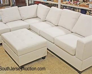  NEW White Leather Sofa Chaise with Storage Ottoman

Auction Estimate $300-$600 – Located Inside 