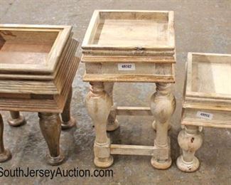  Selection of Reclaim Wood Style Plant Pedestals

Auction Estimate $20-$50 each – Located Inside 