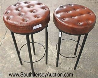  PAIR of Metal Base Leather Button Tufted Stools

Auction Estimate $100-$200 – Located Inside 