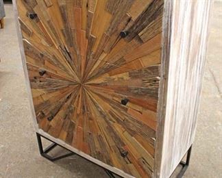  Industrial Style Wood and Iron 3 Drawer Sunburst Style Chest

Auction Estimate $200-$400 – Located Inside 