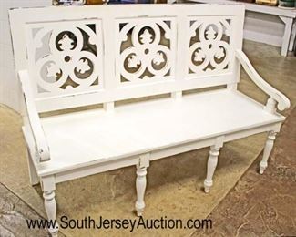  Decorator White Carved Bench

Auction Estimate $100-$300 – Located Inside 