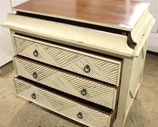  Decorator 4 Drawer Natural Finish Top Chest

Auction Estimate $100-$300 – Located Inside 