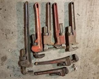 Assorted Plumbers Wrenches