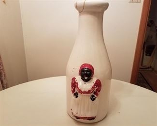 Black Americana Vase