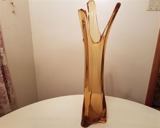 MidCentury Swung Glass Vase