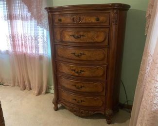 Tall SixDrawer Chest of Drawers