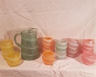 Vintage Spaghetti String Glassware