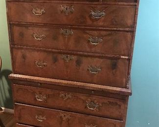 19th century English chest on chest