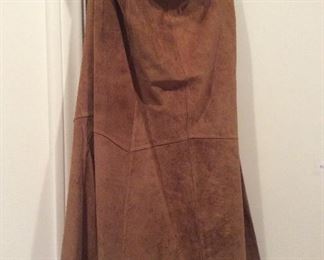 Suede skirt from orvis
